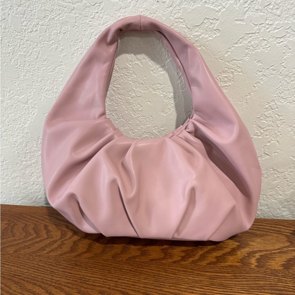 Art Class Rouched Faux Leather Shoulder Bag New Without Tags